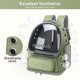 thumbnail image 2 of Mochila transportadora para gatos YUNLINLI, transpirable, plegable, 7,5 kg, 2 of 6
