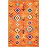Deco2Day - Alfombra Geil Moh105C-8-Or-8X10 - 235 X 305 Cm - Naranjo / Colores