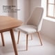 thumbnail image 2 of Silla Comedor Lena Madera Asiento Acolchado Poliéster Beige, 2 of 9