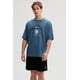 thumbnail image 1 of Polera Hombre Print Azul Piedra, 1 of 4