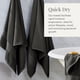 thumbnail image 3 of Juego de 4 toallas NY Loft 76 cm x 132 cm Gris Oscuro, 3 of 9