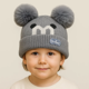thumbnail image 3 of Gorro Invierno Infantil De Lana Diseño Cerdito Con Pompon, 3 of 3
