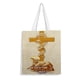 thumbnail image 1 of Cristiano Bolso de tela con estampado de lienzo para mujer, bolsa de compras reutilizable y estética, con cremallera interior, regalo para mujer,40*40cm., 1 of 6