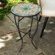 thumbnail image 2 of Mesa lateral decorativa para exterior Quality Outdoor Living 29-KY02BL azul, 2 of 6