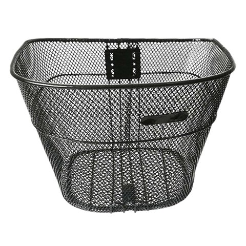 Ioensy - Cesta De Bicicleta De Malla De Hierro Cesta De Almacenamiento De Cesta De Manillar Delantero Desmontable
