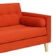 thumbnail image 4 of Sofa Retro 3C Felpa 05 Naranja, 4 of 6