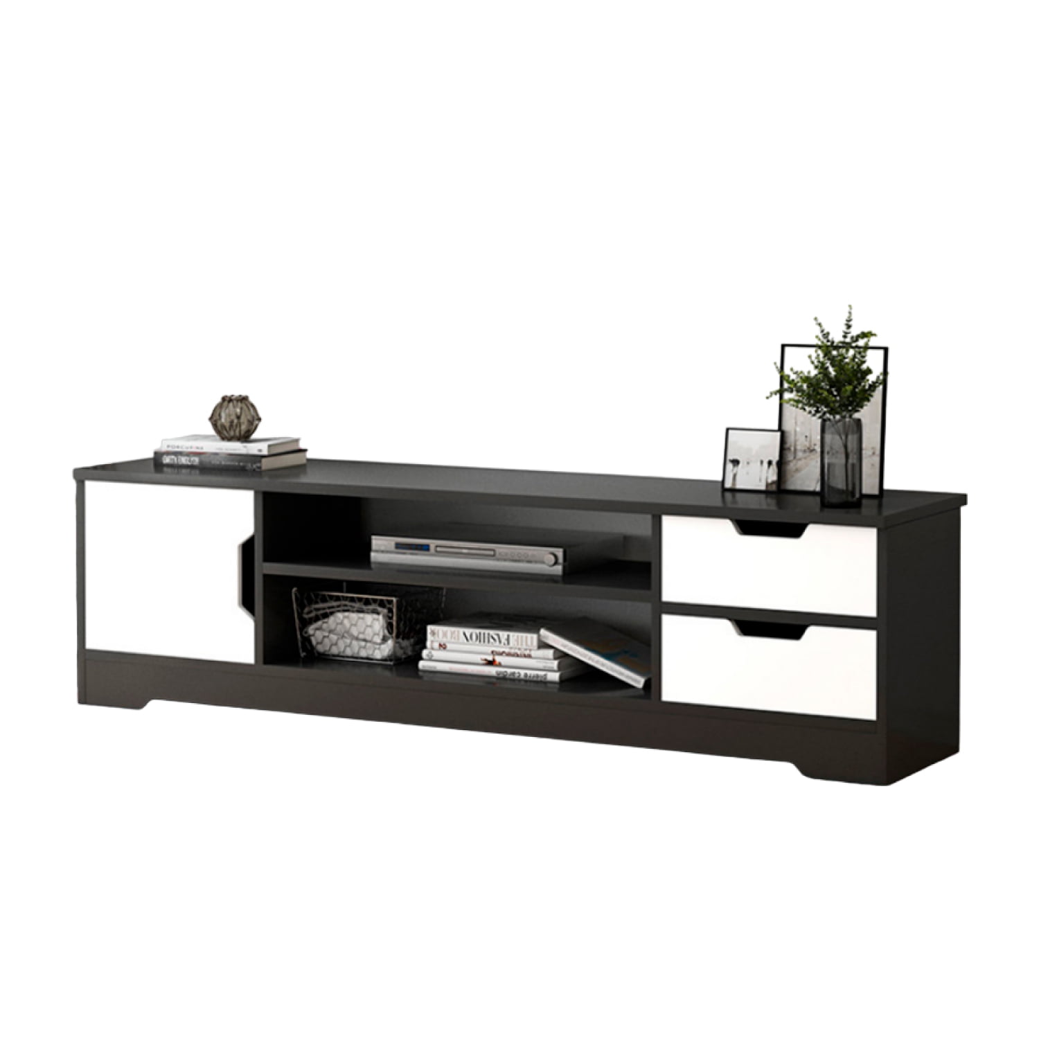 Klik Muebles - Rack De Tv O Buffet Con Cajones Night Black