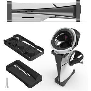 Soporte 2 En 1 Aaronmei Para Consola Ps5 Slim Negro