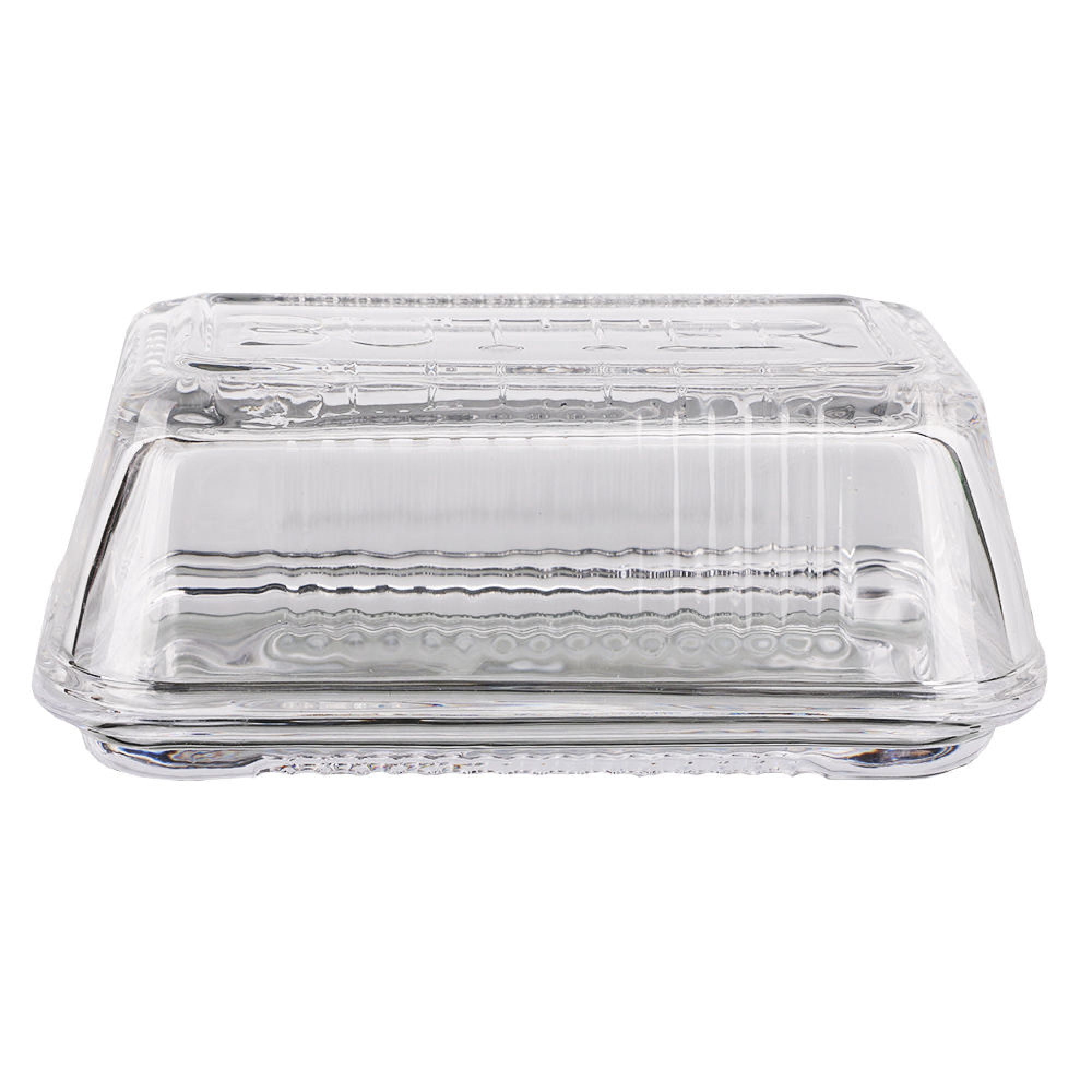 Mantequillero Vidrio 8.638x15.548 Cm Transparente 1 Un Mainstays