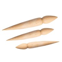 Magideal - Herramienta De Modelado De Arte De Punzón De Madera, Fabricante De Tetera De Cerámica Para Niños Y Adultos - Kit De Modelado De Madera Para Crear 3 Piezas