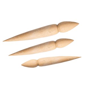 Magideal - Herramienta De Modelado De Arte De Punzón De Madera, Fabricante De Tetera De Cerámica Para Niños Y Adultos - Kit De Modelado De Madera Para Crear 3 Piezas