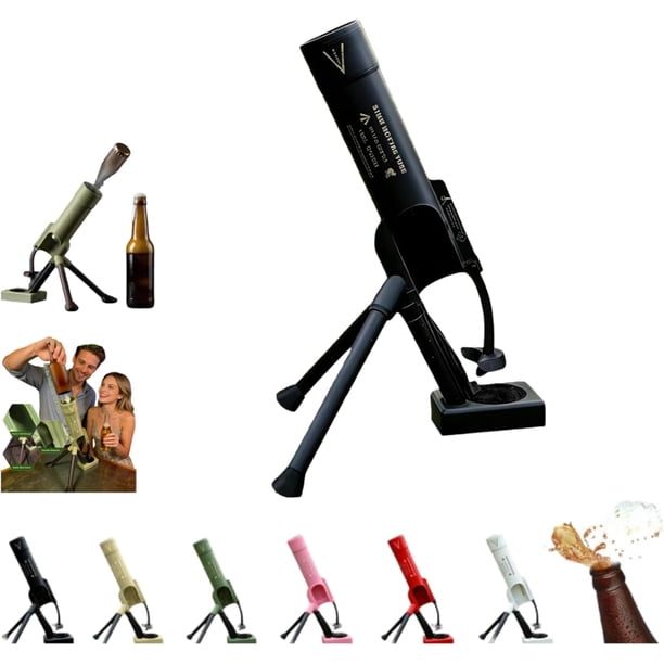 Abridor botellas cerveza mortero 51mm empuje manos libres divertido cerveza hogar fiesta