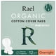 thumbnail image 1 of Rael Organic Cotton Cover Menstrual Overnight Pads, Unscented, 1 of 3