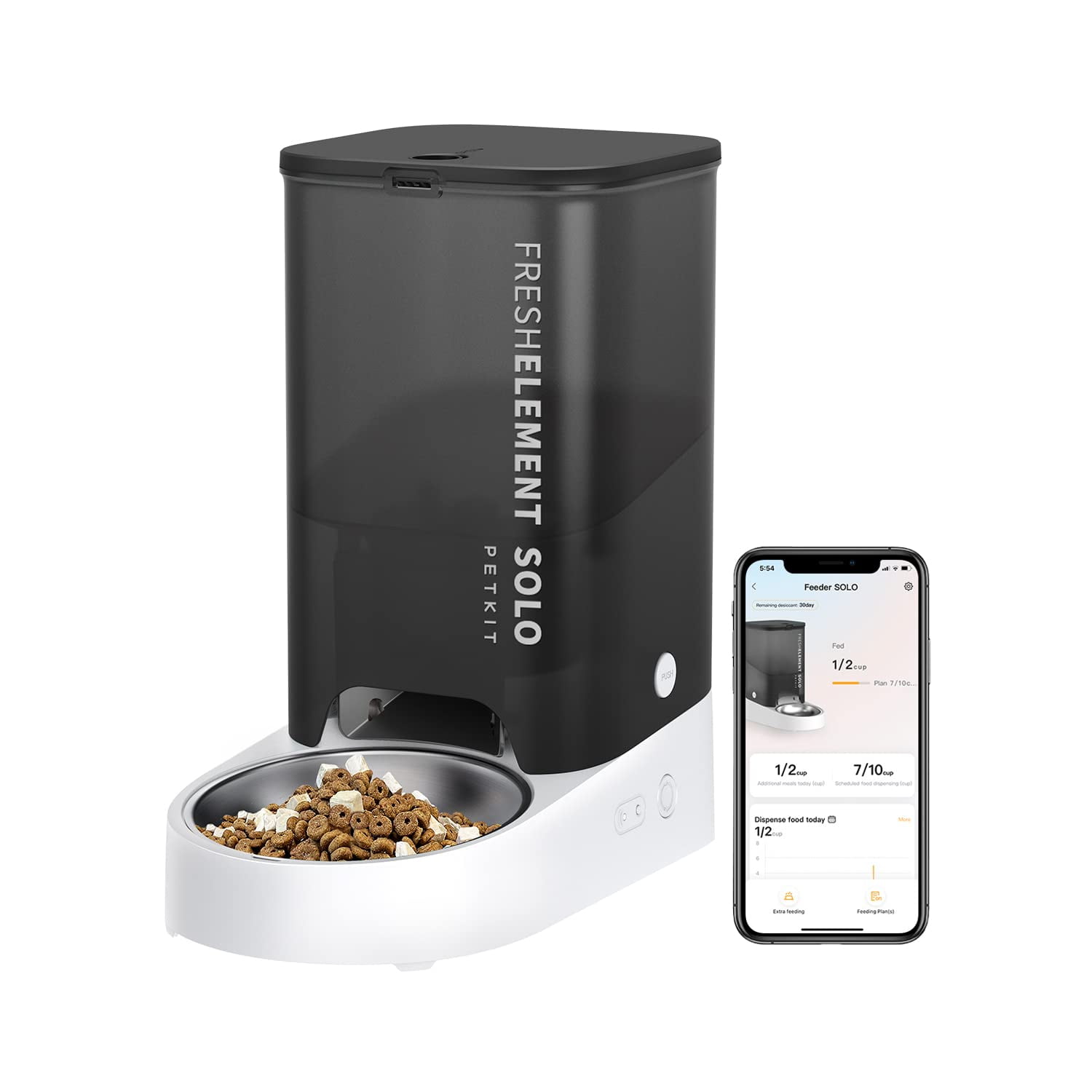 Comedero Automático Para Mascotas Petkit 3l Wifi Para Perros Y Gatos