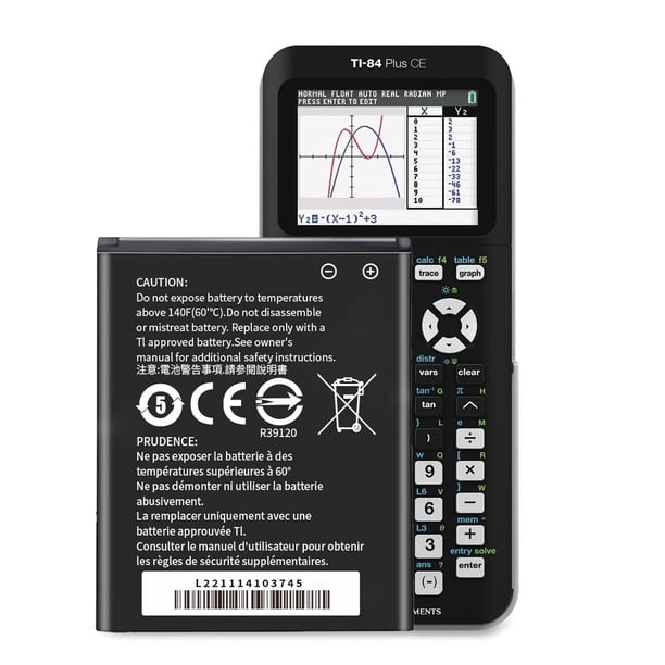 Batería de repuesto para Texas Instruments TI-84 Plus CE | Lider