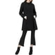 thumbnail image 5 of Abrigo de Mujer INSPIRE CHIC Doble Botonadura Largo Midi Cuello Alto Manga Larga Talla M Negro, 5 of 8