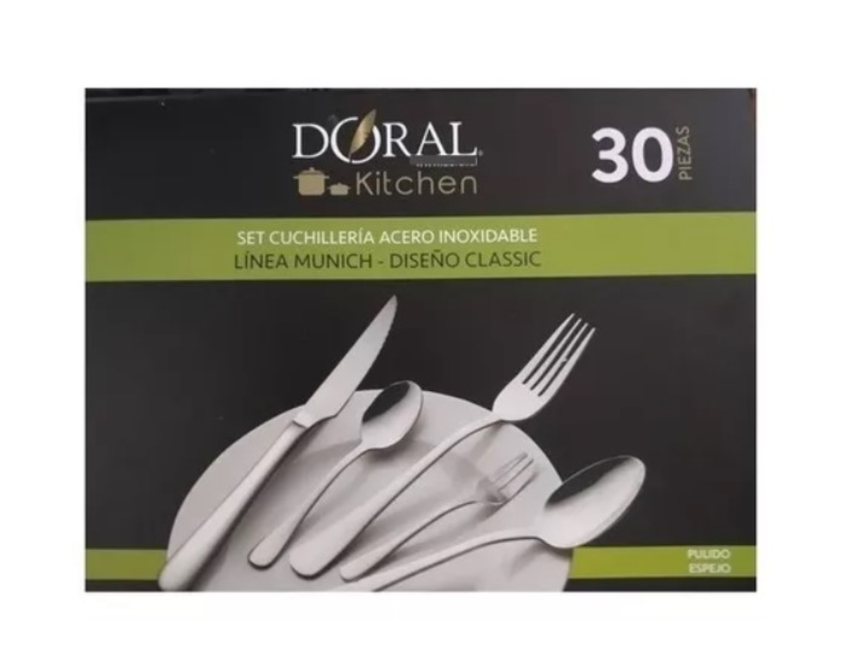 Doral - Set Cuchilleria Munich 30 Piezas Clasica