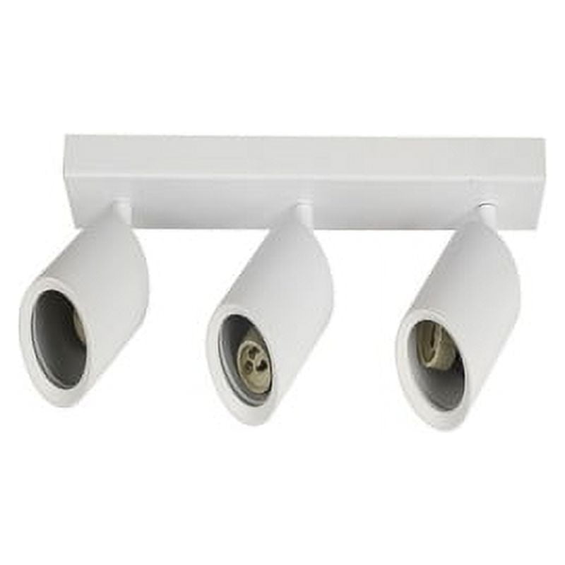 Hb Led - Foco Spotlight Sobrepuesto Cielo O Muro 3xgu-10 Blanco W