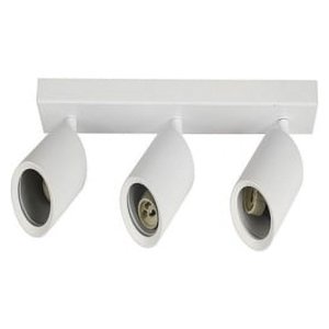 Hb Led - Foco Spotlight Sobrepuesto Cielo O Muro 3Xgu-10 Blanco W