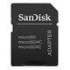 thumbnail image 1 of Adaptador de tarjeta de memoria SanDisk MicroSD a SD microsd-adapter Negro SanDisk, 1 of 2