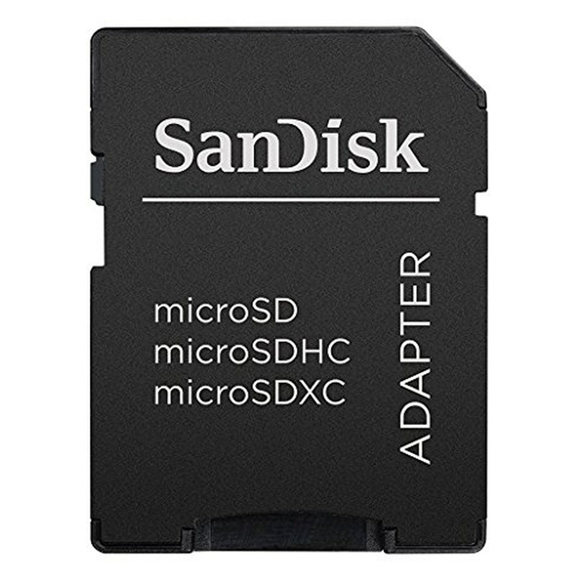 Adaptador De Tarjeta De Memoria Sandisk Microsd A Sd Microsd-adapter Negro Sandisk