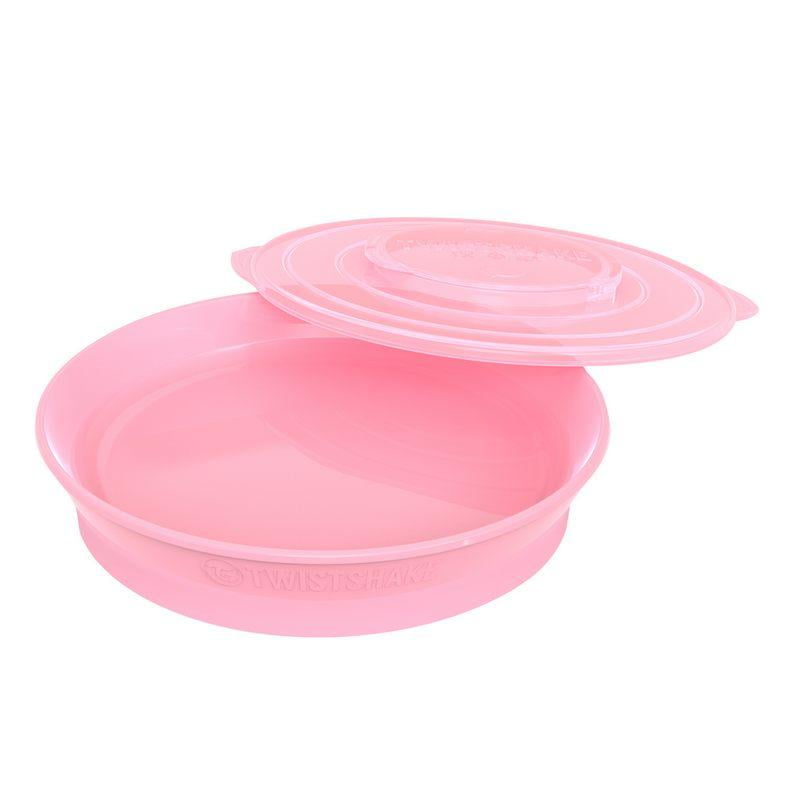 Twistshake - Plato 6+m Rosado