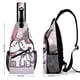 thumbnail image 2 of My Melody Riñonera Bandolera con Estampado Integral para Hombres y Mujeres, Bolso Cruzado Gráfico de Tendencia, Mochila de Hombro Streetwear para Ciclismo y Deportes, Riñonera Versátil Casual, 2 of 6