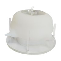 Ioensy - Comedero Silicona Cachorro Gatito Comedero Recién Nacido 4 Pezones Blanco