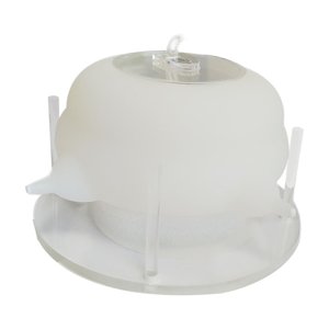 Ioensy - Comedero Silicona Cachorro Gatito Comedero Recién Nacido 4 Pezones Blanco