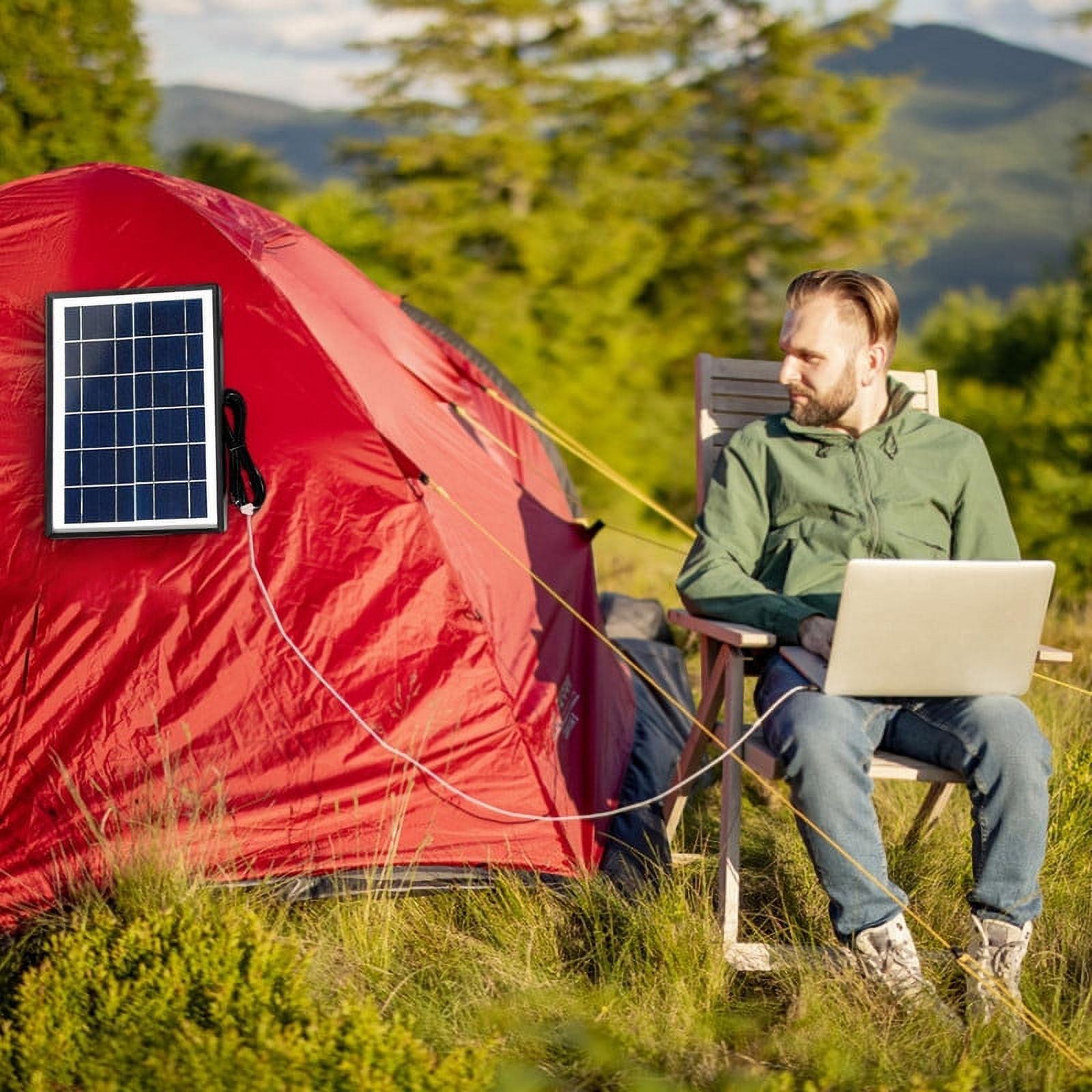 Genérico - Panel Solar Potente 25W Carga Ligero Portatil Lau