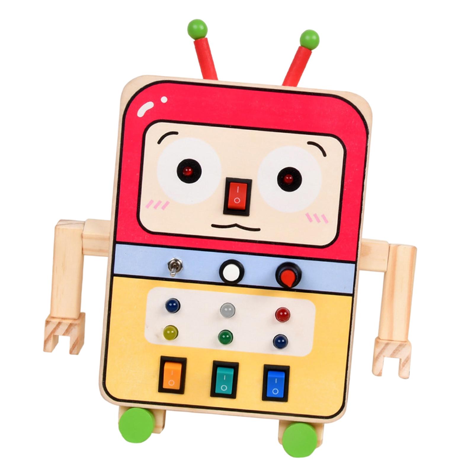 Bothyi - Placa De Circuito De Simulación Juguete De Aprendizaje Mano De Madera Habilidad Ocular Juguete Montessori