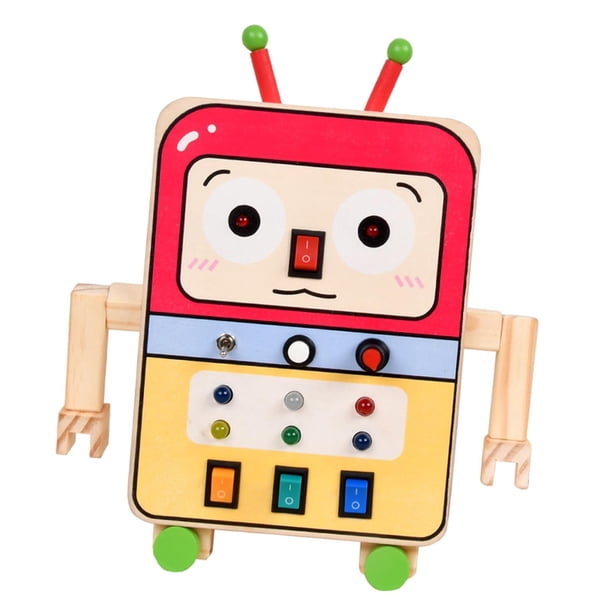 Placa De Circuito De Simulación Juguete De Aprendizaje Mano De Madera Habilidad Ocular Juguete Montessori