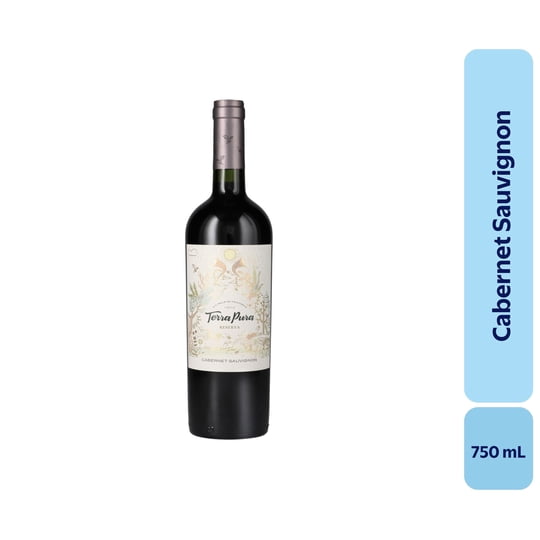 Vino Cabernet Sauvignon Botella 750 mL Terrapura
