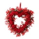 thumbnail image 1 of Corona De Corazones Para San Valentín, Para Interiores Y Exteriores, Para Festivales, Flores Rosas Artificiales, Estilo D, 1 of 5