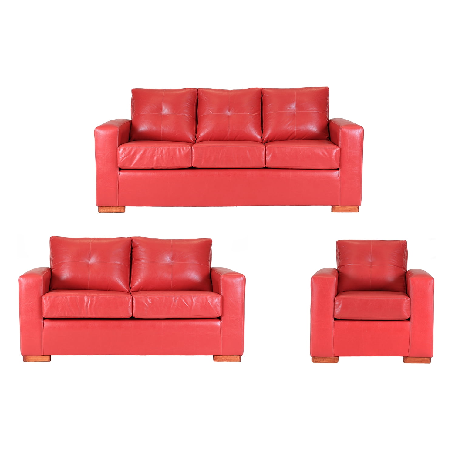Muebles América - Living Franco 321 Rojo