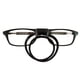 thumbnail image 1 of Gafas de lectura con soporte magnético para colgar en el cuello, gafas de lectura con imán unisex portátiles, montura telescópica con patas largas y marco para la cabeza., 1 of 5