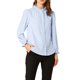 thumbnail image 5 of Blusa de Manga Larga con Cuello Alto y Volantes para Mujer de INSPIRE CHIC, Color Azul Claro Talla L, 5 of 8