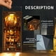 thumbnail image 5 of Rompecabezas 3D de madera para estantería NEXTIPS Book Nook, set de casa en esquina, 5 of 9