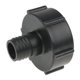 thumbnail image 5 of Adaptador de tanque de agua ibc conector de tanque de agua de rosca gruesa montaje negro 25mm, 5 of 5