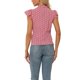 thumbnail image 3 of INSPIRE CHIC Blusa de Mujer para Regreso a Clases con Lunares, Cuello con Lazo, Mangas con Volantes, Top para el Trabajo XS Rosa, 3 of 6