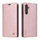 thumbnail image 1 of Funda Billetera de Cuero para Samsung Galaxy A55 5G con Tarjetero y Soporte - Tapa Magnética Rosa, 1 of 6