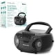 thumbnail image 1 of Boombox Bluetooth Philco Negro portátil reproductor de CD y casetes con entrada auxiliar 3.5 mm y al, 1 of 3