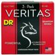 thumbnail image 1 of Cuerdas para guitarra eléctrica DR Strings Veritas Medium 10-46, paquete de 3, 1 of 7