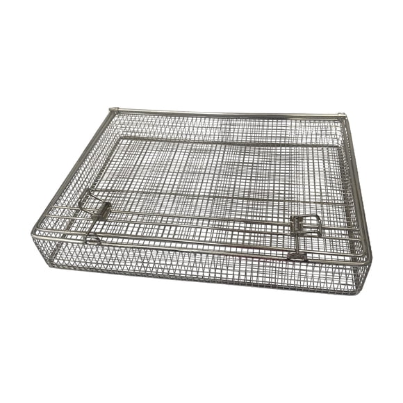 Cesta para piezas S Stainless Group 34 × 27 × 8 cm con tapa