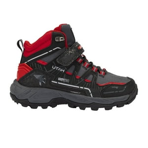 Botín Outdoor Kids Utah Jr Negro Rojo Joma