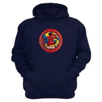 Genérico - Polerón Canguro Niño Hombre Arácnido Azul Marino Talla 4 Unisex