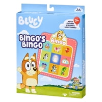 Juego De Cartas Bluey Bingo'S Bingo Con 4 Cartas, 48 Fichas, 12 Puntos