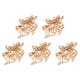 thumbnail image 1 of 40 Piezas De Adornos De Decoración De Madera Artesanales Con Formas Florales Grandes De Madera, 1 of 5
