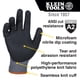 thumbnail image 2 of Guantes De Trabajo 60584 Tejidos Por Inmersión Resistentes A Cortes, 2 of 9