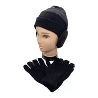 Ekolmac - Set De Invierno Gorro Beanie + Guantes De Lana + Orejera Polar Para Hombre Y Mujer Juvenil- Adulto